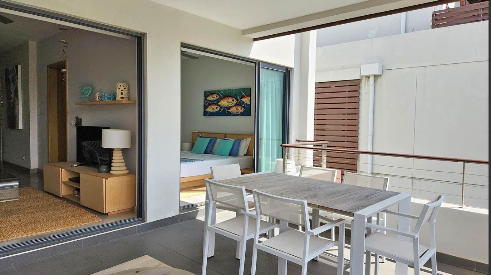 גראנדה באיה Appartement Le Dauphin Du Lagon Bleu - Plages De Mont Choisy Et De Trou Aux Biches מראה חיצוני תמונה